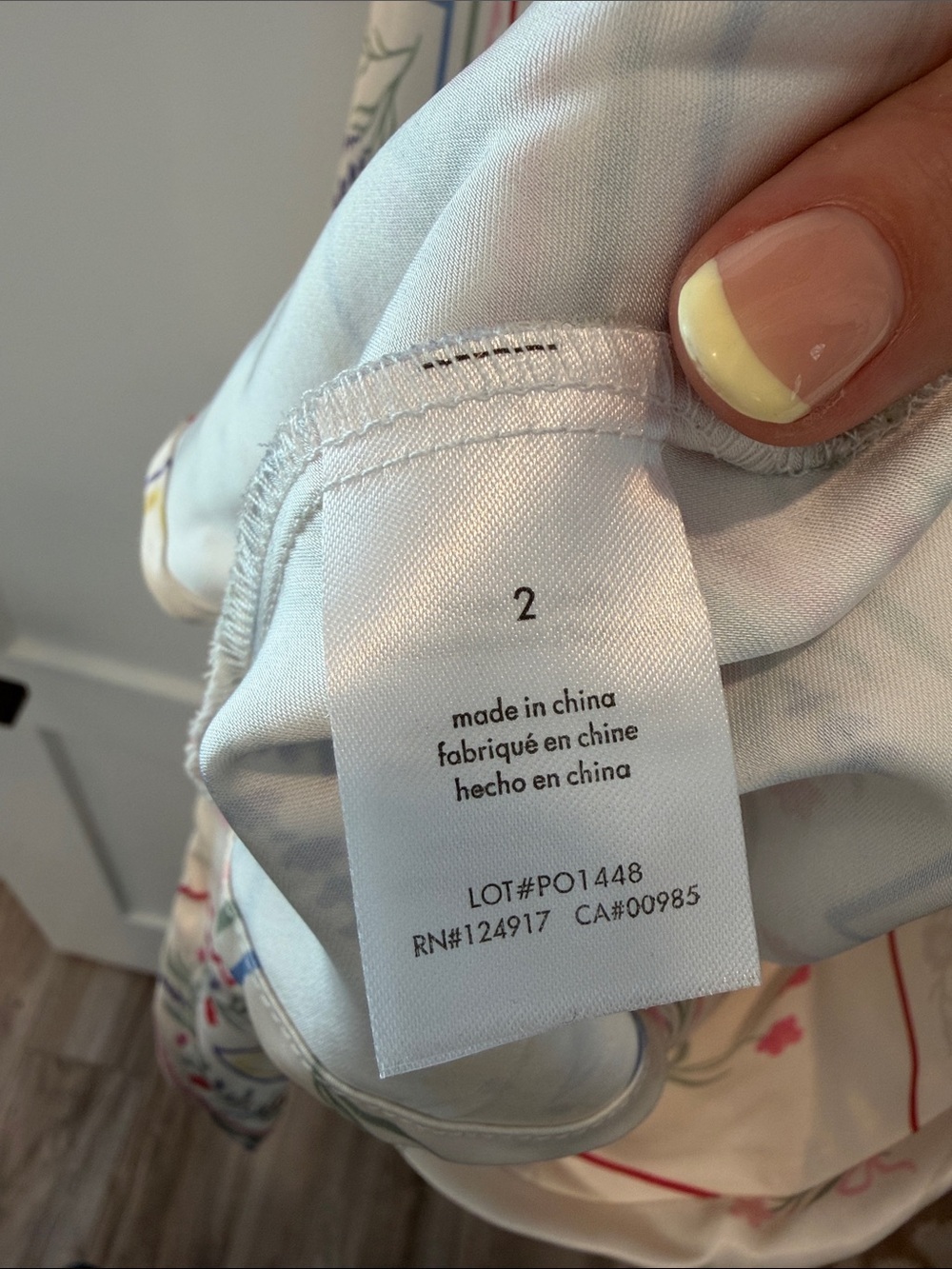 WeWoreWhat Boat Neck Slip Dress in Ivory Multi - Picture 6 of 8